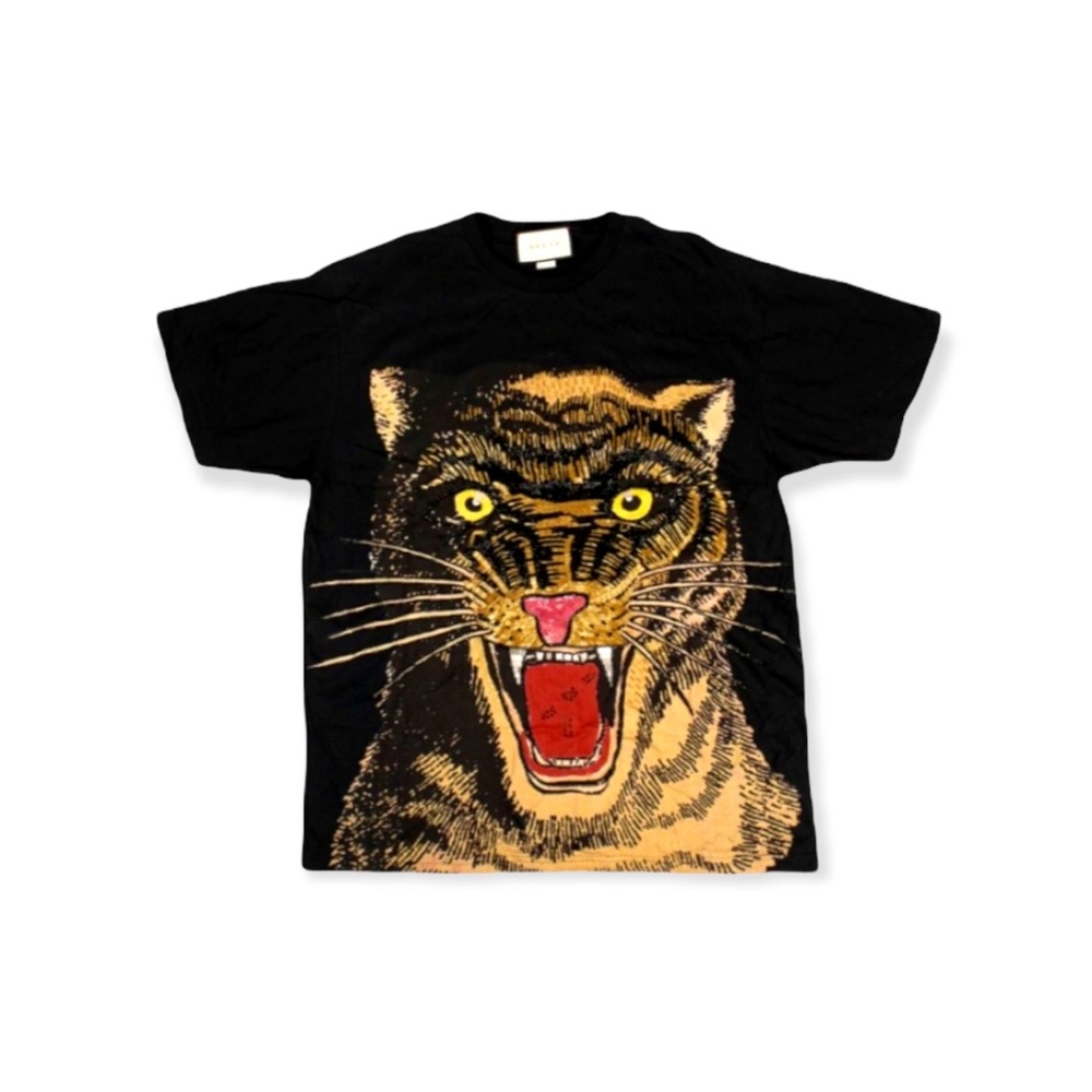 GUCCI Embellished Over-Sized T-Shirt